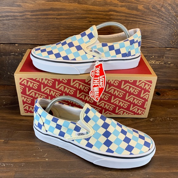 womens blue vans shoes